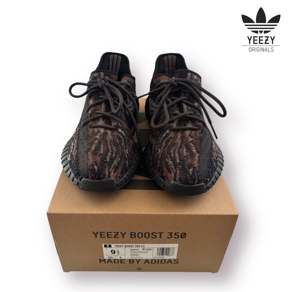 Adidas Mens Yeezy Boost 350 V2 GW3774 MX Rock (Authentic) - Picture 2 of 9